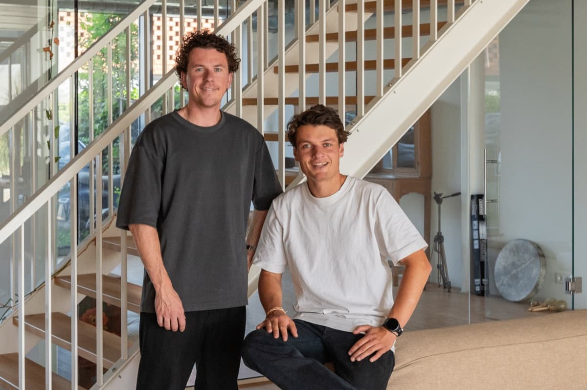 Tom en Casper, oprichters van Plekky