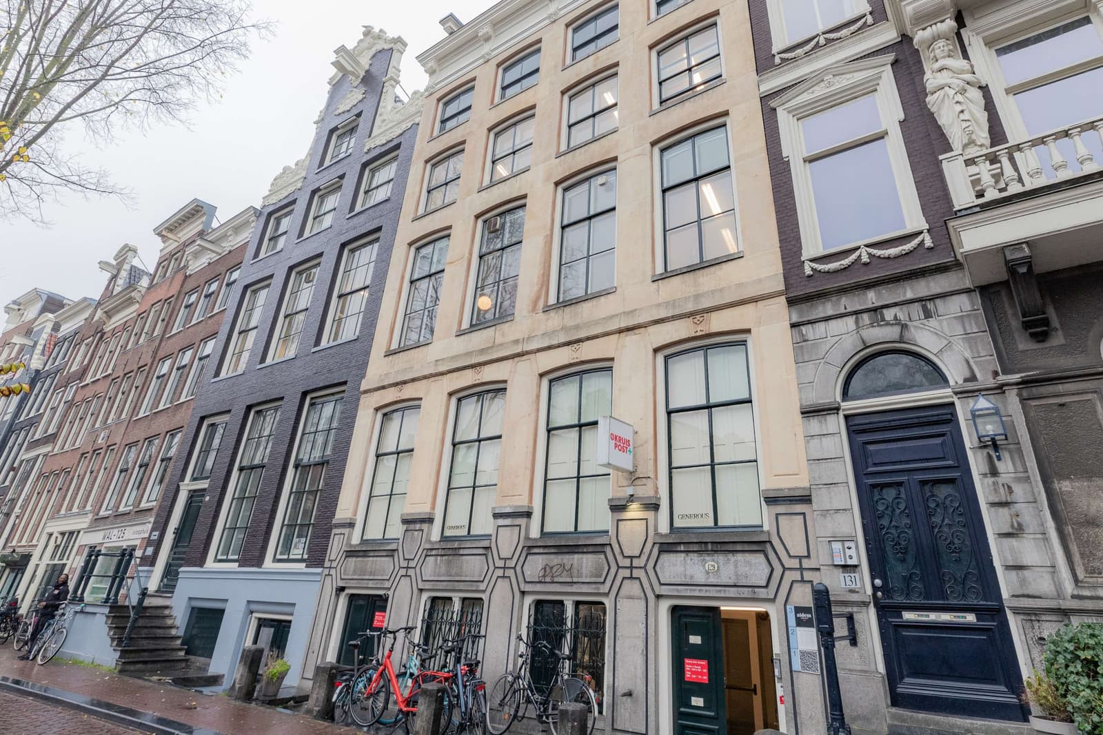 Kantoorruimte Oudezijds Voorburgwal 129D in Amsterdam-Centrum — foto 1